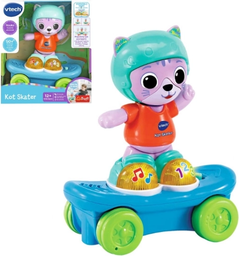 Katze auf dem Skateboard VTech
