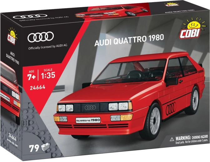 Cobi Audi Quattro 1980 Bausatz 1:35 (79 Teile)