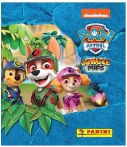Panini PAW Patrol Jungle Pups Sticker – Verkaufsdisplay (36 Tütchen)