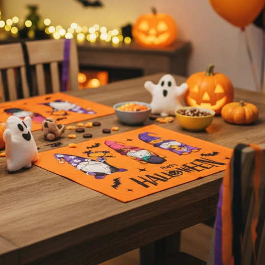 Halloween-Tischset mit Kobold 46 × 32,5 cm