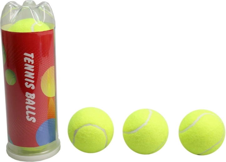 Tennisbälle in Röhre, 3 Stk.