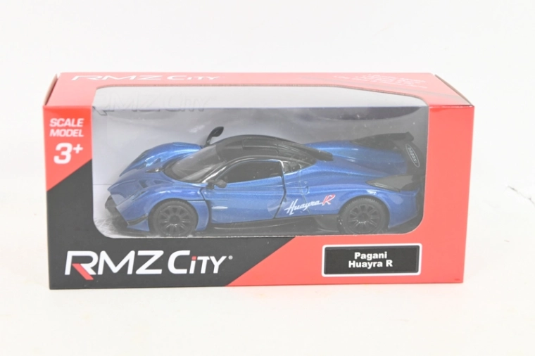 Automodell Pagani Huayra R in blauer Farbe