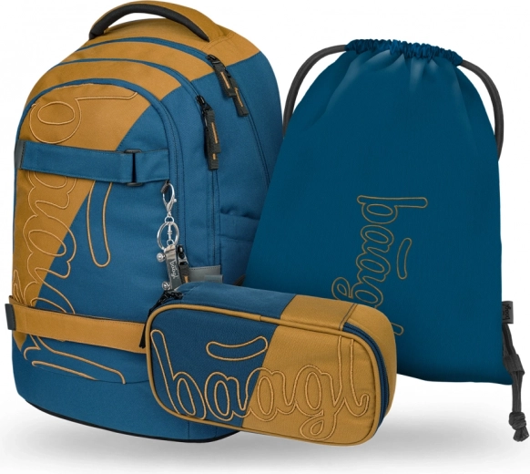 Sada Baagl Skate Max Duo: Rucksack, Federmäppchen und Beutel
