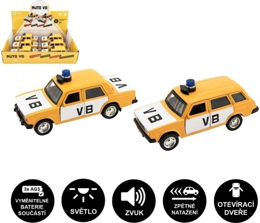 Polizeiauto VB Lada mit Rückzug, Licht und Ton