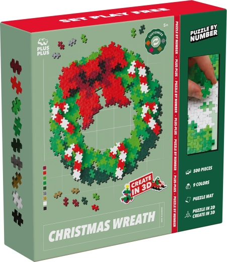 500 Teile für den Weihnachtskranz und eigene Ideen