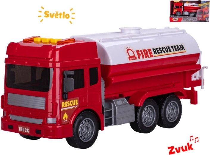 Feuerwehr-Tankwagen mit Licht und Sound 28 cm