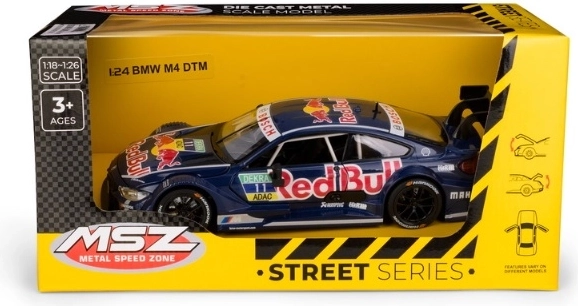MSZ BMW M4 DTM Red Bull im Maßstab 1:24, blau