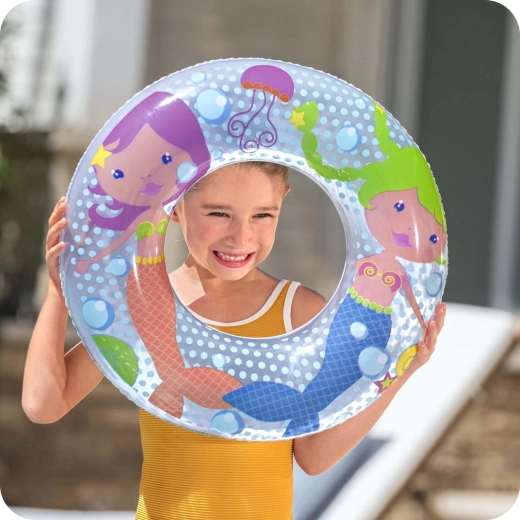 Bequemer Schwimmring für kleine Schwimmer