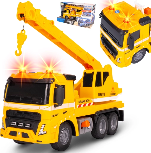 Lkw mit Kran 1:16 mit Licht und Sound