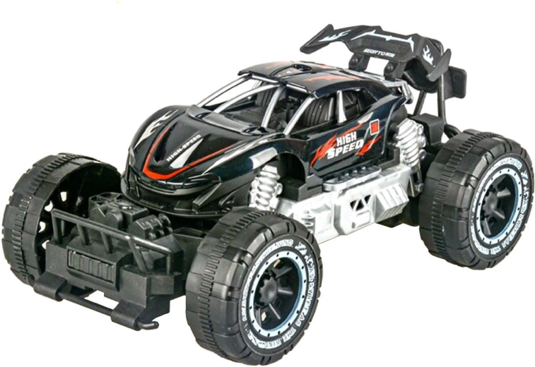 Geländewagen mit Schwungradantrieb, schwarz – 1 Stück