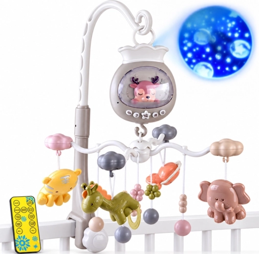 Safari-Babybett-Mobile mit Projektor