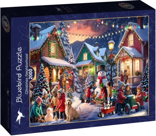 Bluebird Puzzle Weihnachtsviertel 2000 Teile