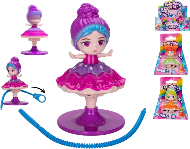 Sich drehende und tanzende Prinzessinnenfigur 8 cm
