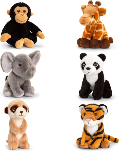Keeleco Sammelbare Wildtiere 12 cm – 6 Arten