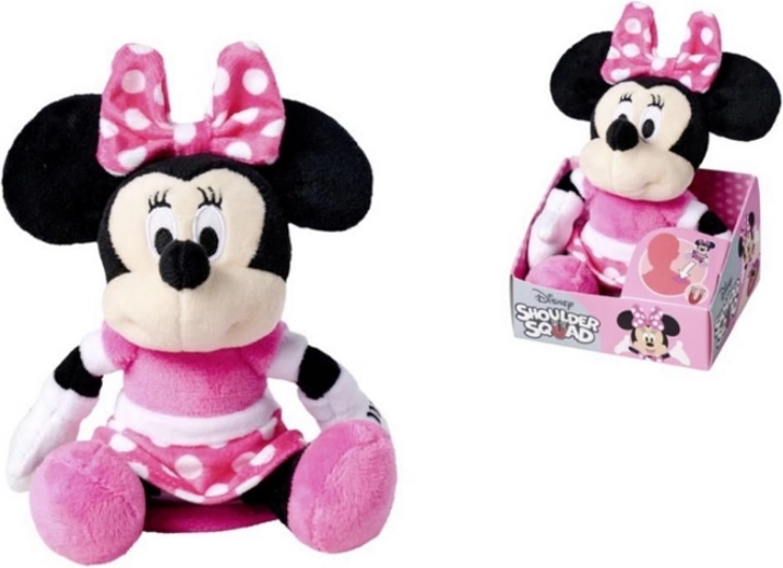Disney Minnie Plüschtier für die Schulter, 12 cm