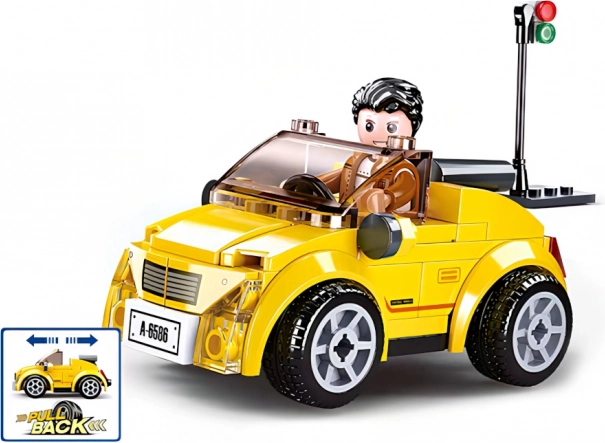 Sluban gelbes Stadt-Cabrio