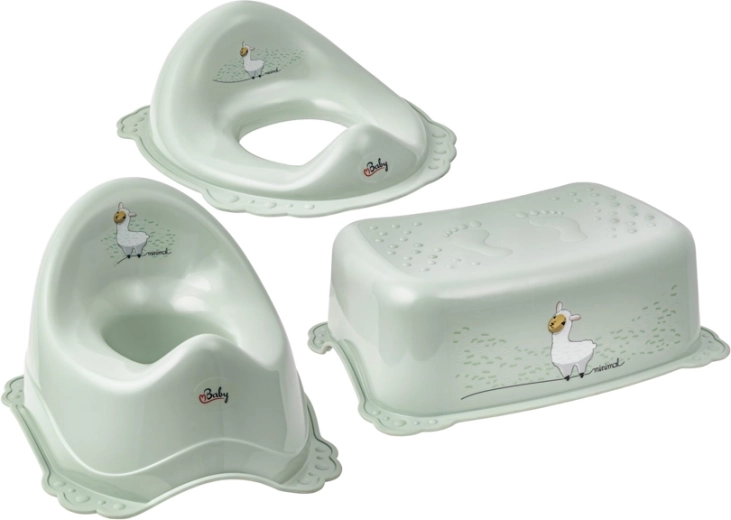 Maltex rutschfestes Toilettenset Minimal – Pony