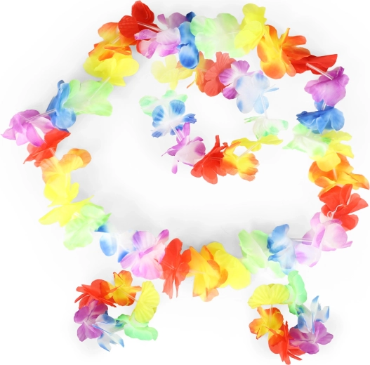 Rappa hawaiianisches Blumen-Set Klassik – 4-teilig