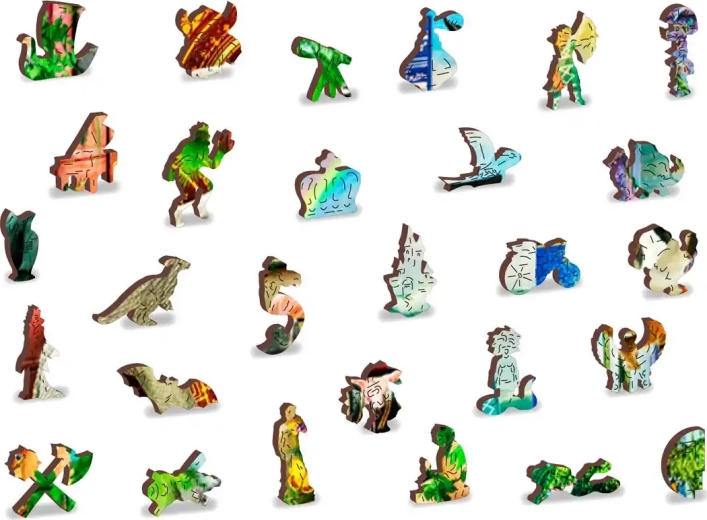 Einzigartig geformte „Whimsy“-Teile