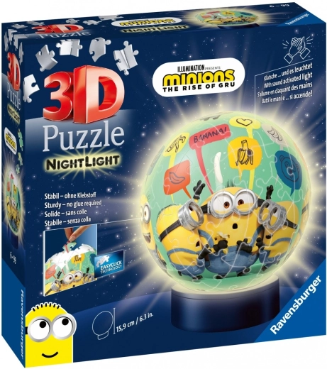 3D-Puzzle leuchtende Kugel MINIONS von Ravensburger