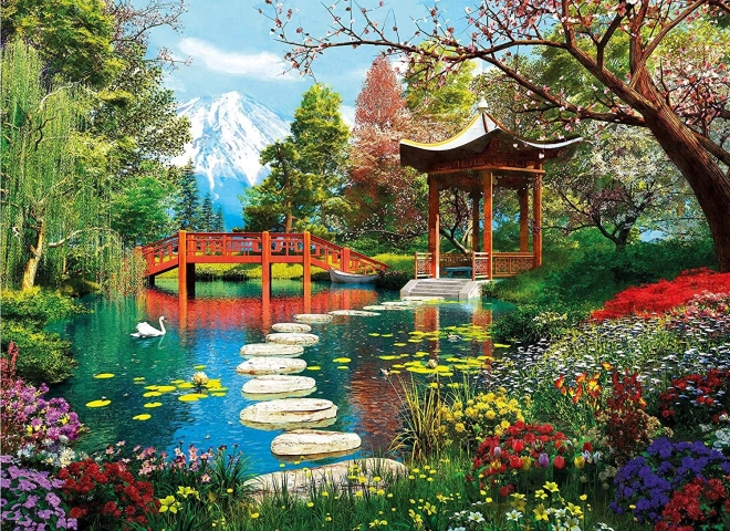 Puzzle 1000 Teile Ogród Fuji