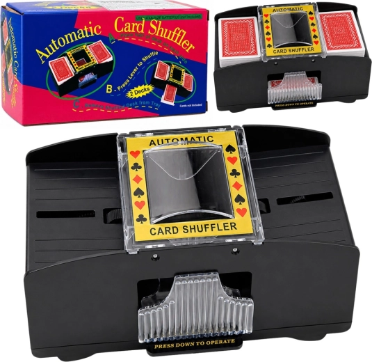 Automatischer elektrischer Kartenmischer für 2 Decks – 1 Stück