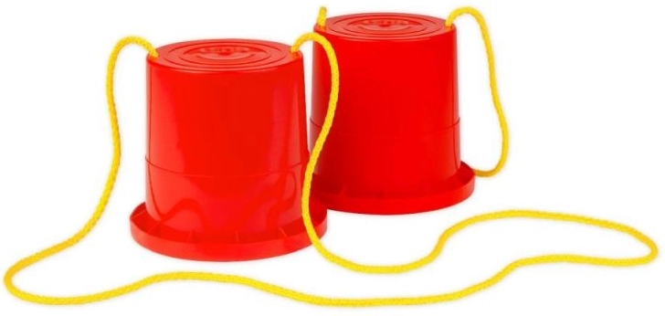 Kunststoffstelzen für Kinder zur Gleichgewichtsübung