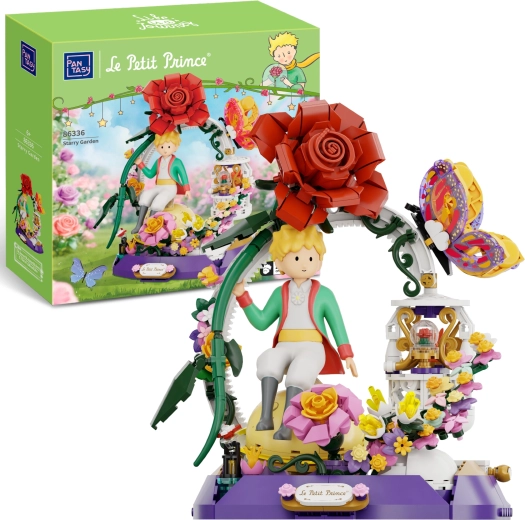 Bausteinset PANTASY Der kleine Prinz – Sternengarten, 483 Teile