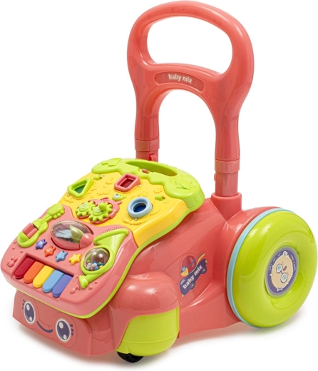 Baby Mix Lauflernwagen mit Spielcenter, rosa