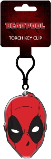 Schlüsselanhänger mit Taschenlampe Deadpool