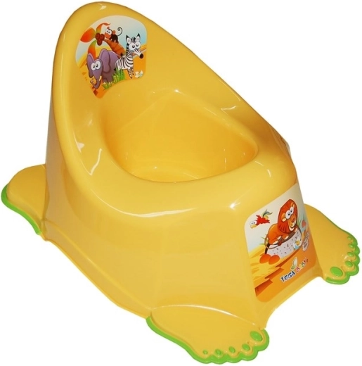 Kinder-Töpfchen Safari gelb mit Anti-Rutsch-Funktion