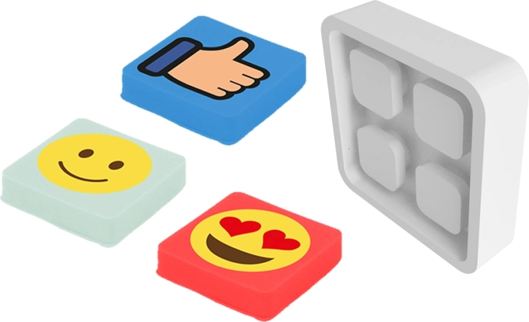 Pixie Crew reflektierender Emoji-Anstecker