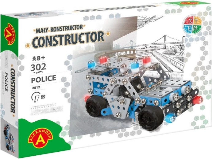 Little Constructor Bausatz Polizeistreifenwagen