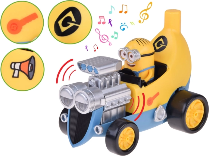 Lichter, Geräusche und Minion-Sprüche