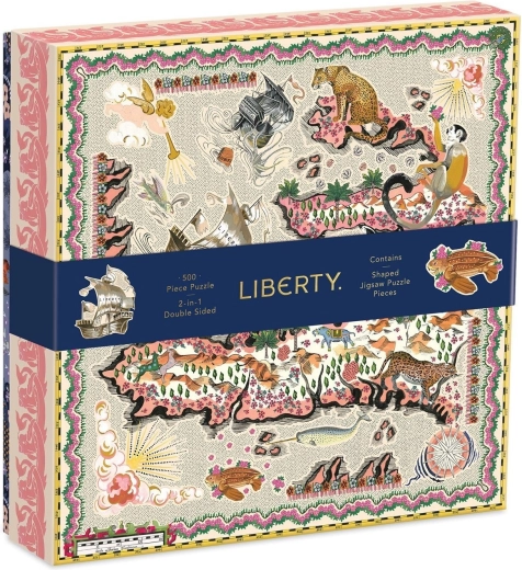 Galison beidseitiges Puzzle 2-in-1 Liberty Maxine London 500 Teile