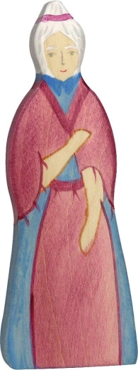 Holztiger Holzfigur Oma - 1 Stück