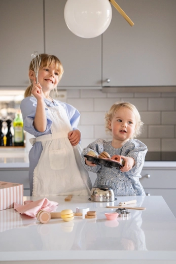 Alles im Koffer, bereit zum Backen