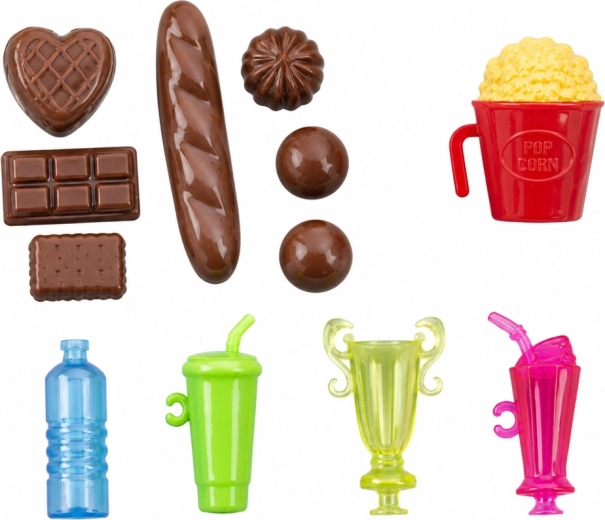 Reichhaltiges Zubehör: Getränke und Snacks