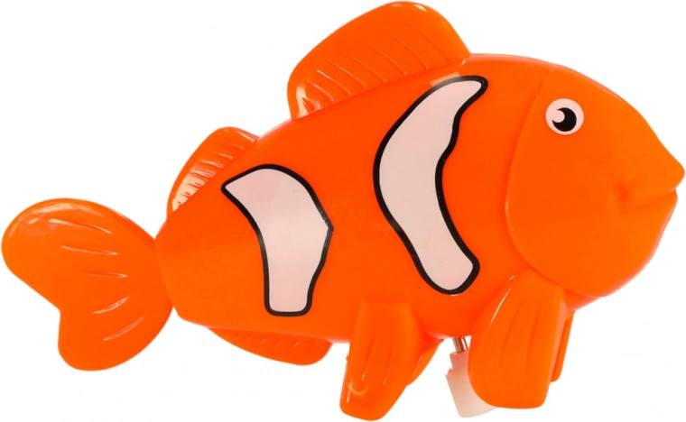 Aufziehbare Badespielzeug – orangefarbener Fisch