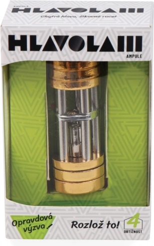 Metallisches Puzzle Ampule