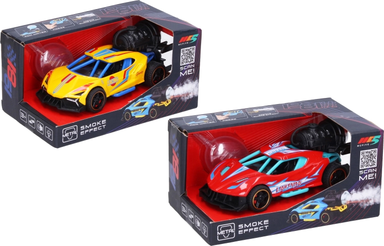 Metall-Buggy mit Raucheffekt 15 cm – 1 Stück