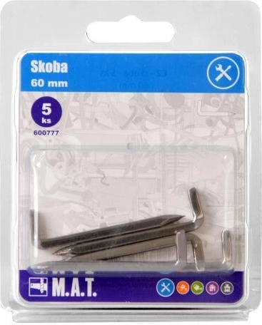 Klammer 60 mm glänzend (5 Stk.)