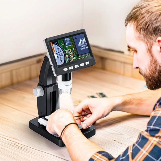 Vergrößerung bis 1000× und 4× digitaler Zoom