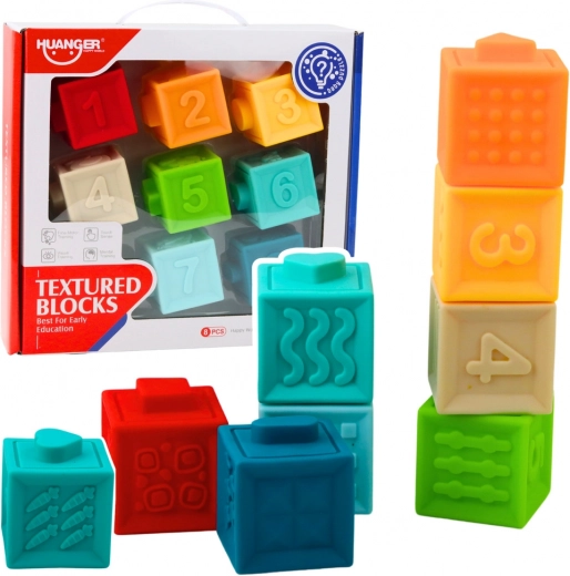 Gummisensorische Lernbausteine für Kinder