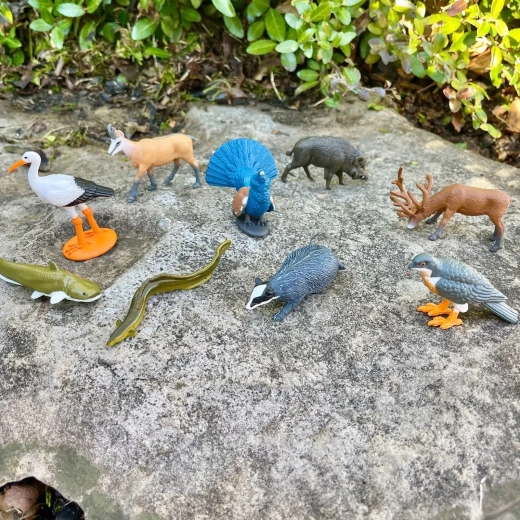 9 europäische Tiere zum Lernen durch Spielen