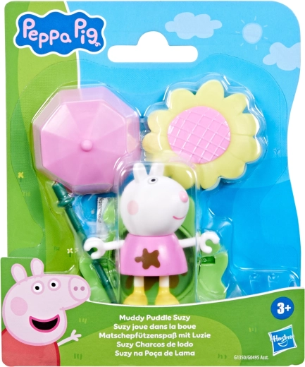 Hasbro Peppa Pig – Spaß in der Pfütze: Suzy, Figur mit Zubehör