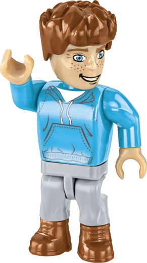 Detaillierte Minifigur mit Pose-Möglichkeiten