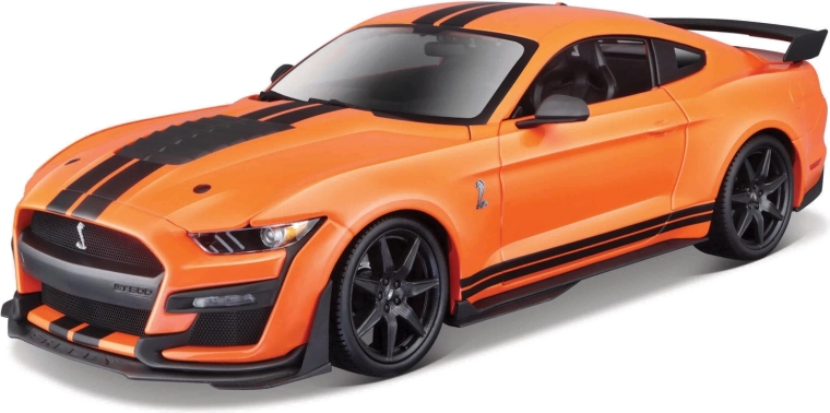 Maisto Ford Mustang Shelby GT500 2020 orangefarbenes Modell 1:18