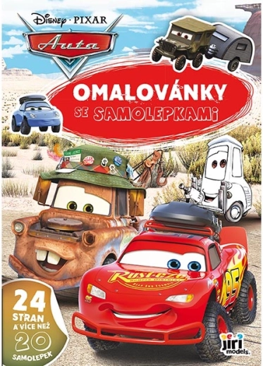 Malbuch A4 mit Stickern – Autos
