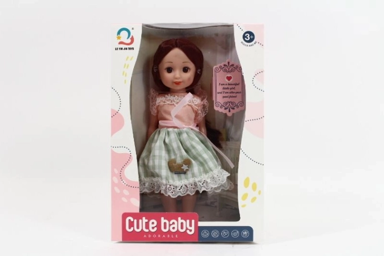 Puppe 27 cm im Kleidchen